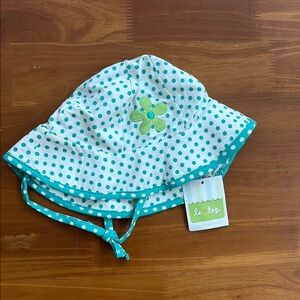 Le Top Blue and White Polka Dot Hat